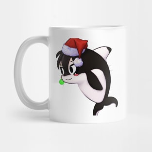 Cute Orca Drawing Mug